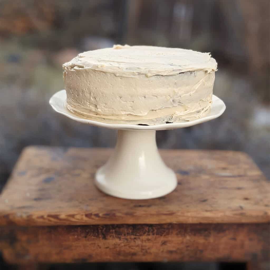 High Altitude Chocolate Cake with Cream Cheese Frosting High Desert Table