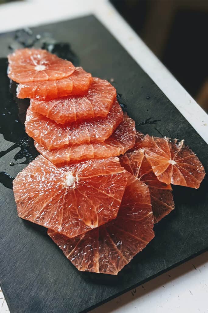 Grapefruit Carpaccio - High Desert Table