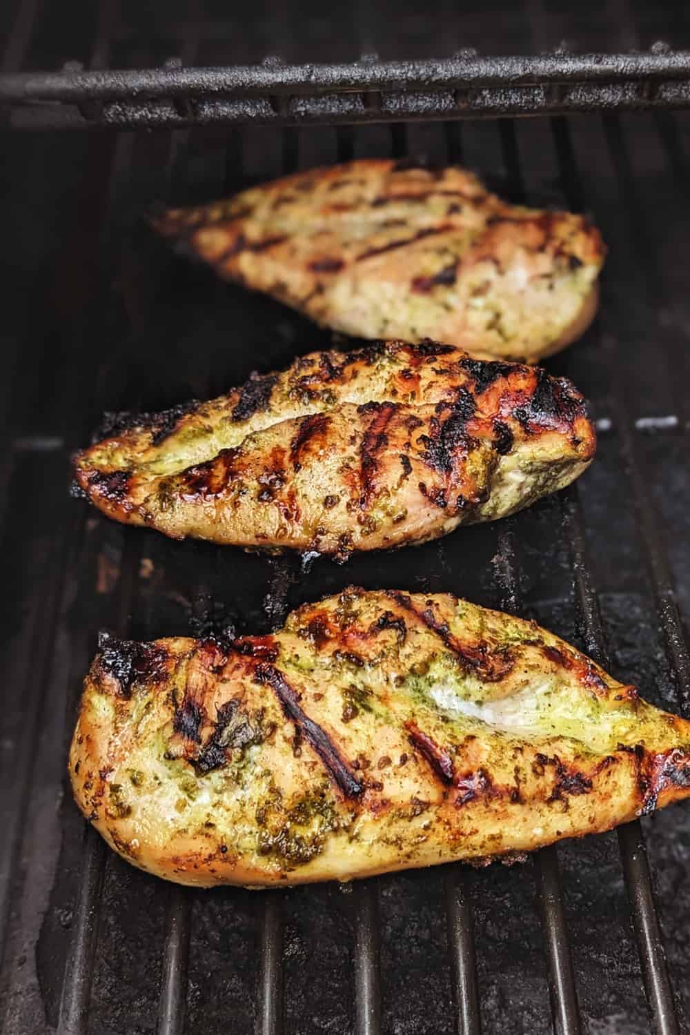 Marinated Chicken on the grill