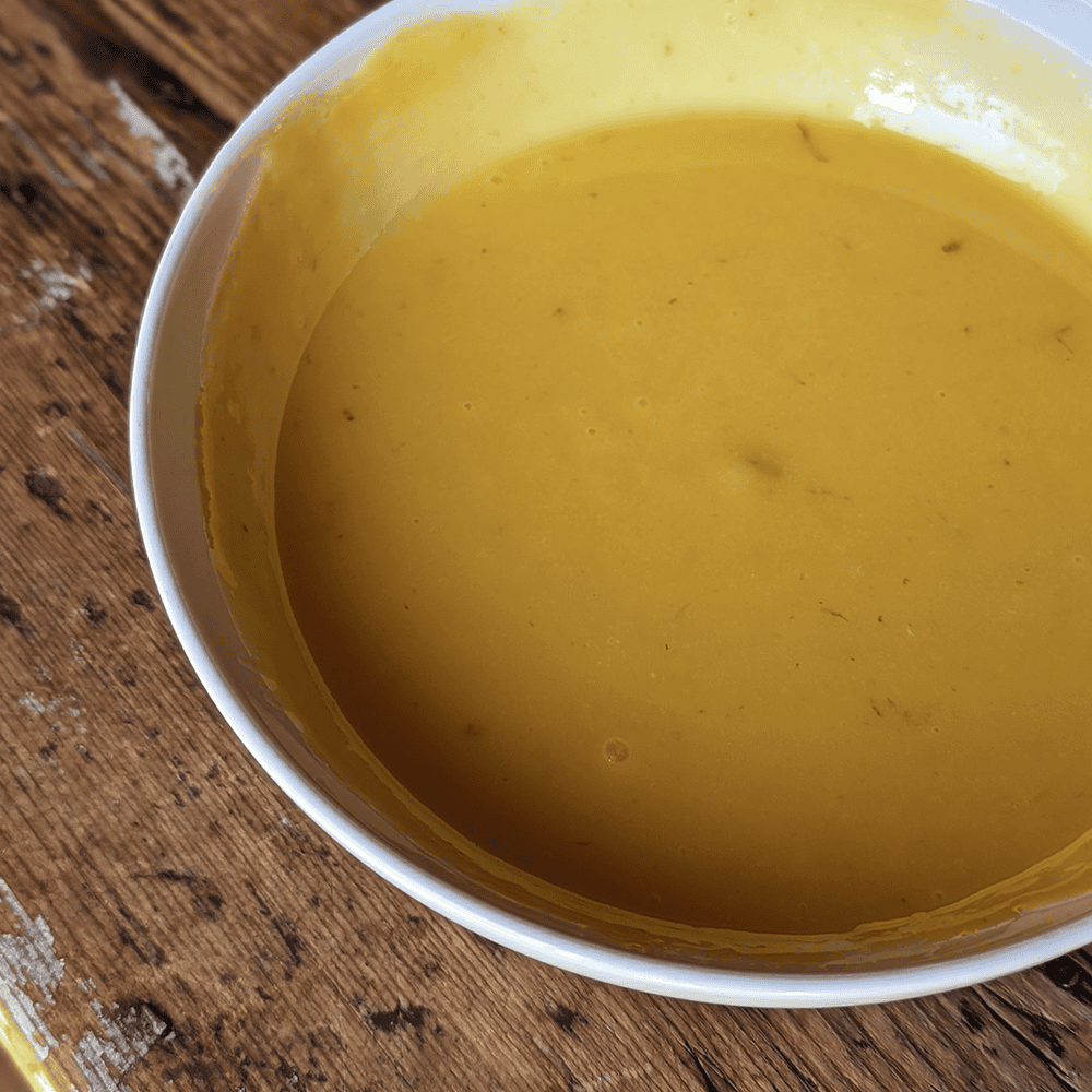 key lime cheesecake prepped topping in a bowl