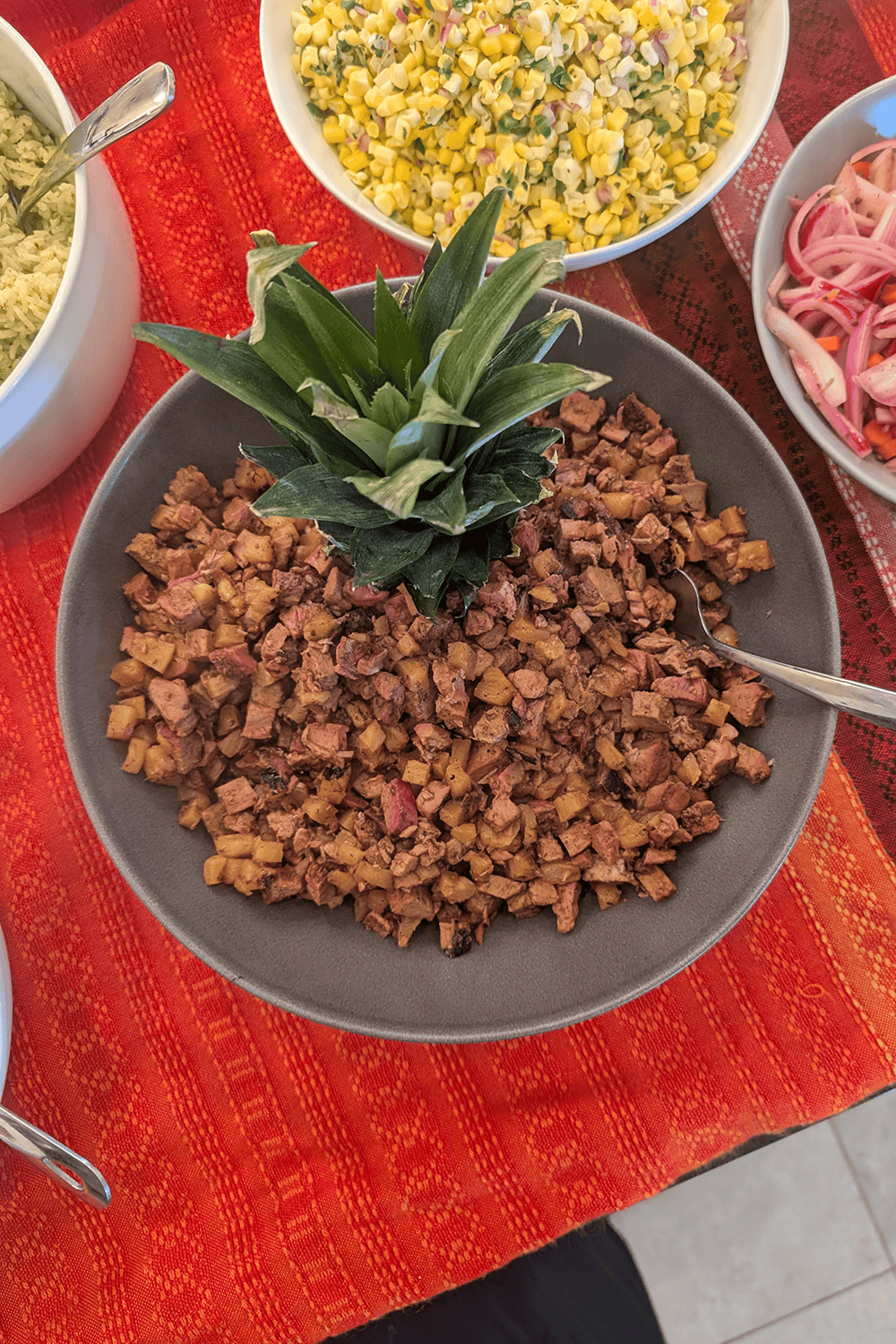 grilled-pork-pineapple-with-sides