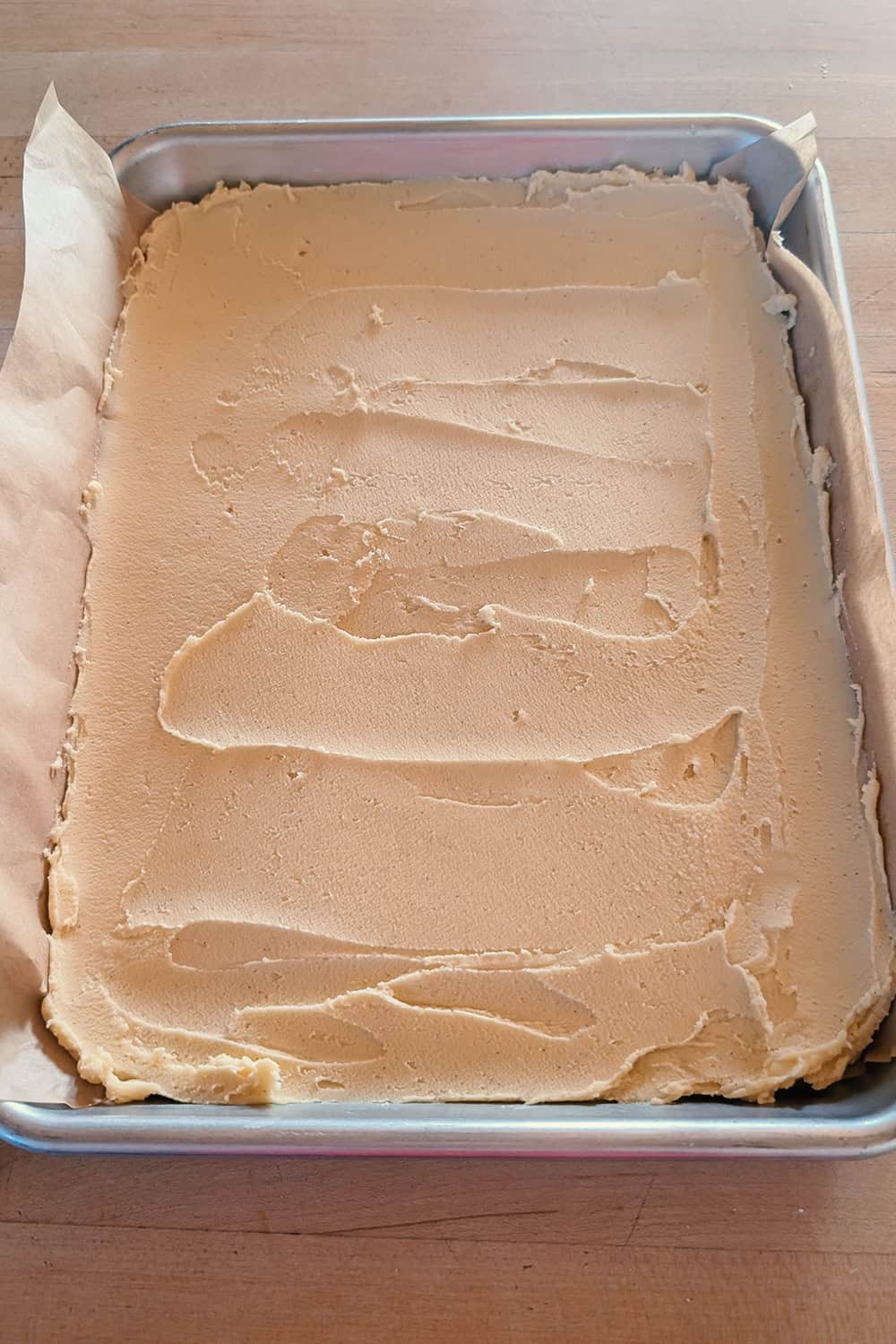 Mesa Shortbread Cookies - sheet tray prep