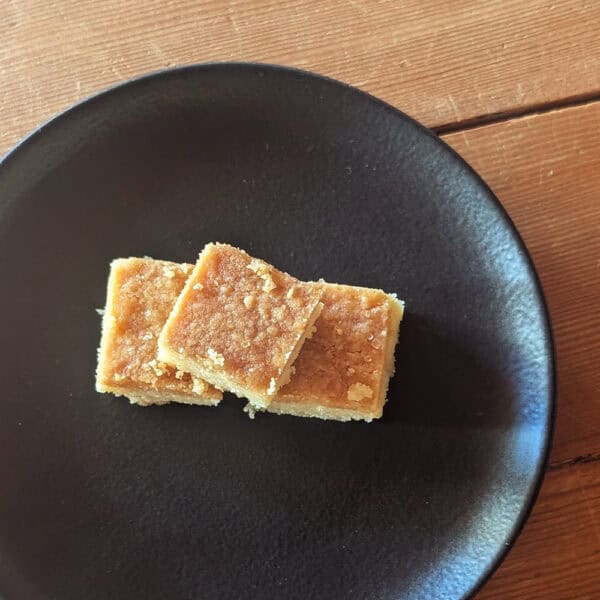 Mesa Shortbread Cookies - stacked on plate