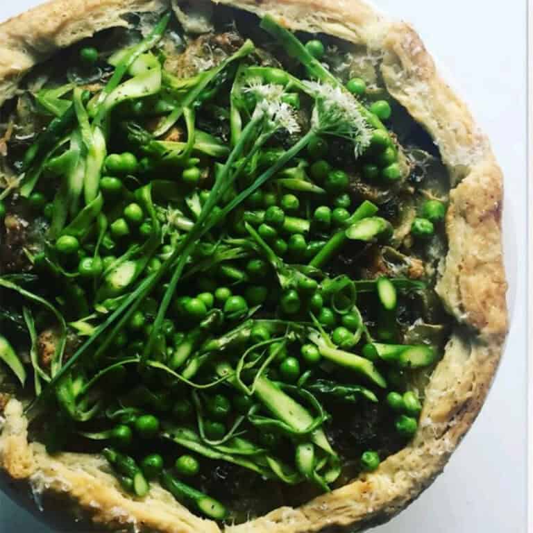 spring vegetable galette
